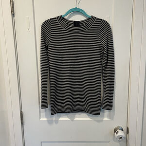 J. Crew Merino Wool Sweater Womens Size XS Striped Flawed